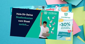 30% Studentenrabatt auf die Online-Steuererklärung bei Wundertax