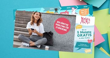 XOXO Studentenrabatt: 5 Monate gratis bei allen Handy- und Internettarifen im 2-Jahresvertrag